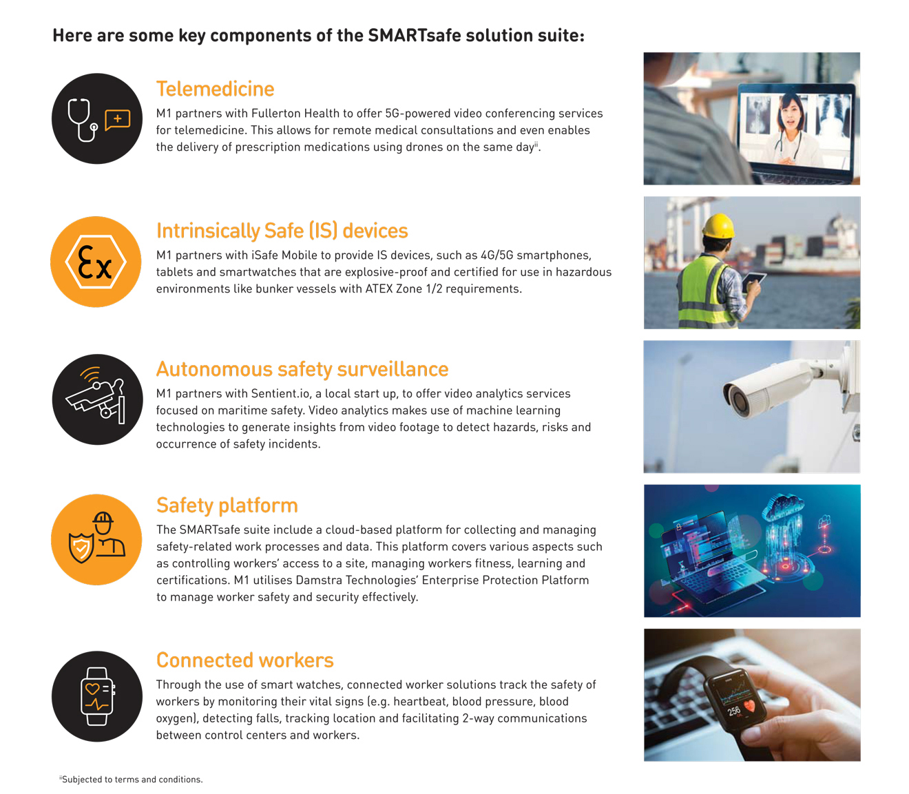 Key components of the SMARTsafe solution suite